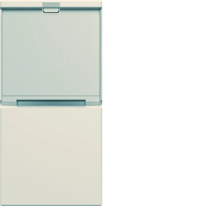 Enjoliveur Gallery interrupteur avec porte étiquette 1 module , finition Dune
