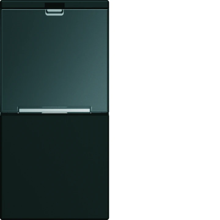 Enjoliveur Gallery interrupteur avec porte étiquette 1 module , finition Night