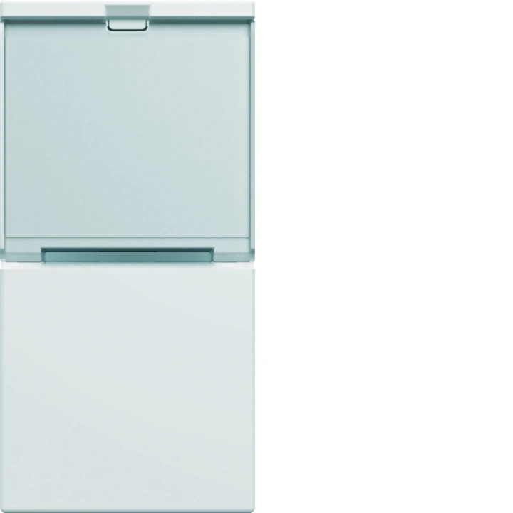 Enjoliveur Gallery interrupteur avec porte étiquette 1 module , finition Pure