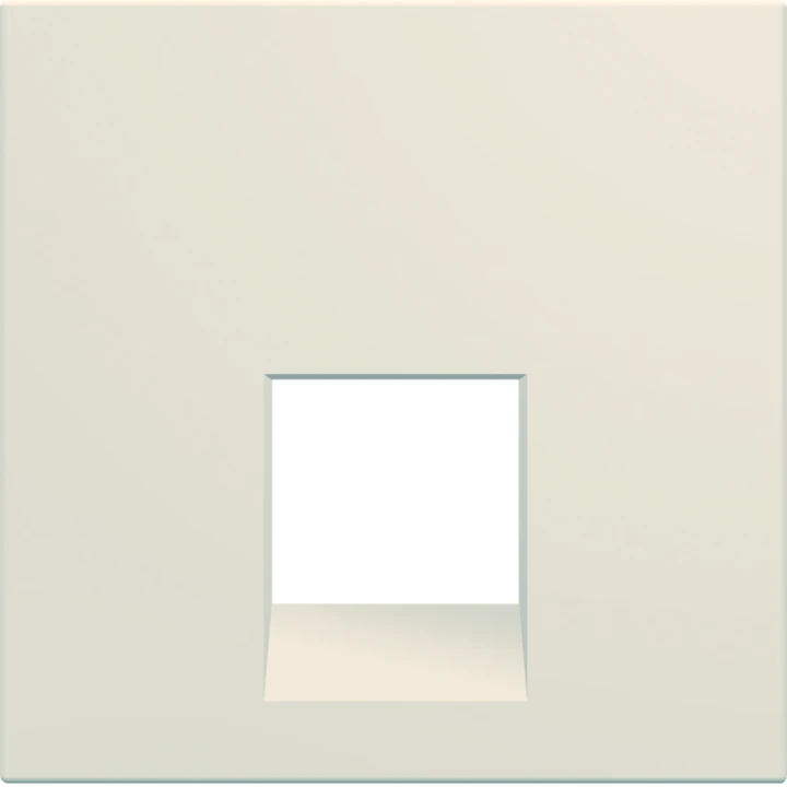 Enjoliveur Gallery prise RJ45 45° 2 modules, finition Dune