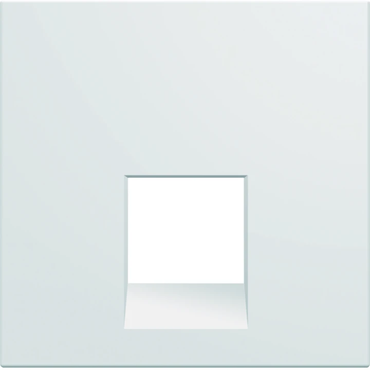 Enjoliveur Gallery prise RJ45 45° 2 modules, finition Pure