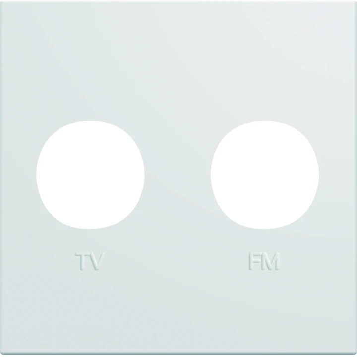 Enjoliveur Gallery prise TV + FM 2 modules, finition Pure
