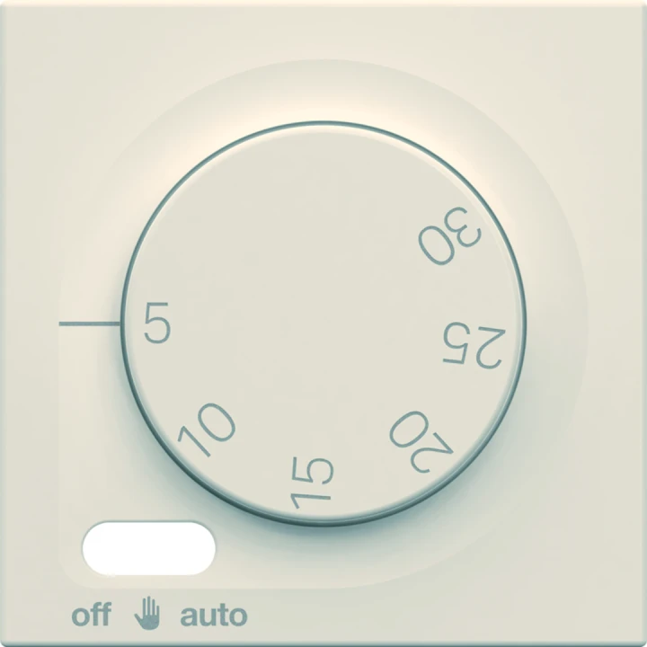 Enjoliveur Gallery thermostat fil pilote 2 modules , finition Dune