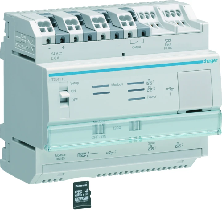 Gestionnaire énergétique agardio.manager light multi-énergies  120 compteurs