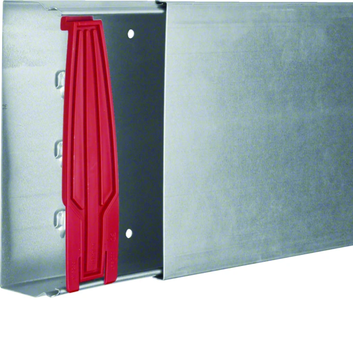 Goulotte camelea h200mm x p60mm + 4 agrafes M6293 (VERZ) acier galvanisé