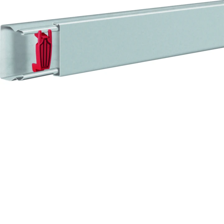 Goulotte camelea h40mm x p60mm + 4 agrafes M6290 (VERZ) acier galvanisé