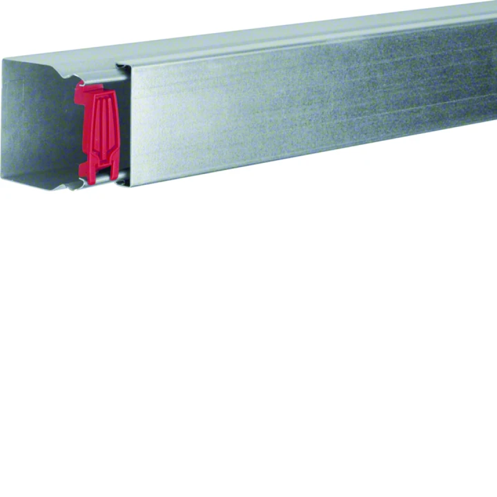 Goulotte camelea h60mm x p60mm + 4 agrafes M6290 (VERZ) acier galvanisé