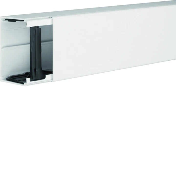 Goulotte camelea h90mmxp60mm sans halogène +4agrafes M6670 RAL 9010 blanc paloma