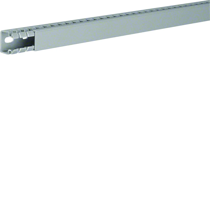 Goulotte de câblage BA7 25x25mm PVC gris pierre