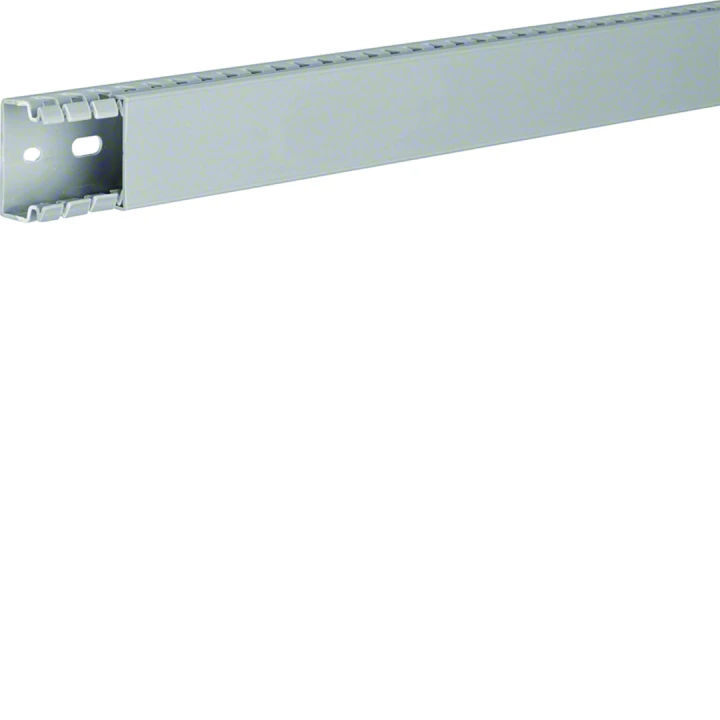 Goulotte de câblage BA7 25x40mm PVC gris pierre