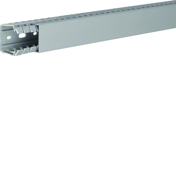 Goulotte de câblage BA7 40x40mm PVC gris pierre