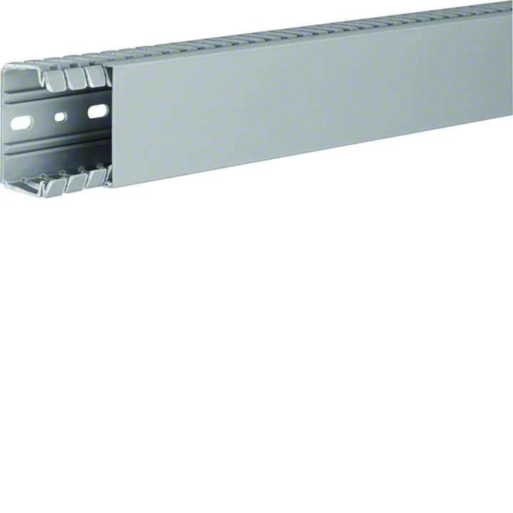 Goulotte de câblage BA7 40x60mm PVC gris pierre