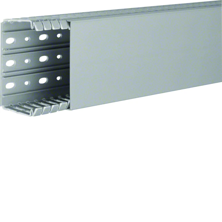 Goulotte de câblage BA7 60x100mm PVC gris pierre