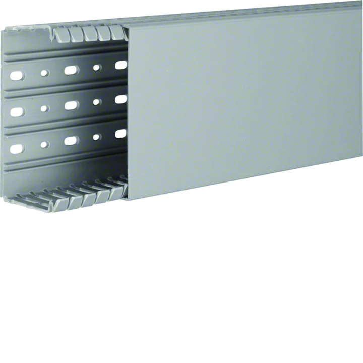 Goulotte de câblage BA7 60x120mm PVC gris pierre