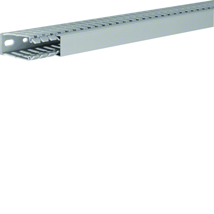 Goulotte de câblage BA7 60x25mm PVC gris pierre