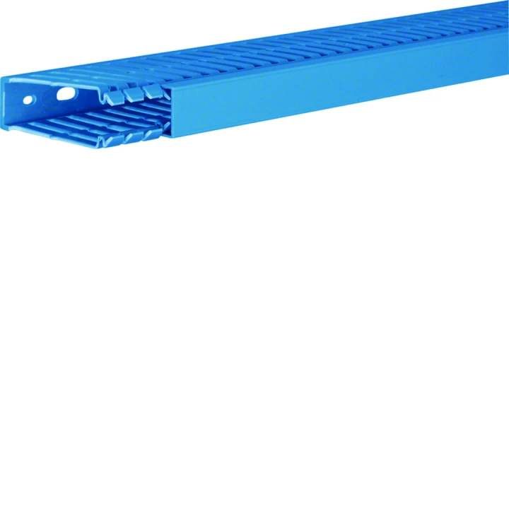 Goulotte de câblage BA7 80x25mm PVC bleu