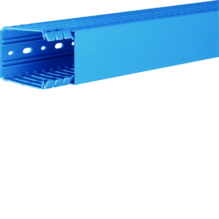 Goulotte de câblage BA7 80x60mm PVC bleu
