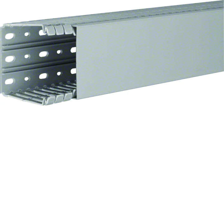 Goulotte de câblage BA7 80x80mm PVC gris pierre