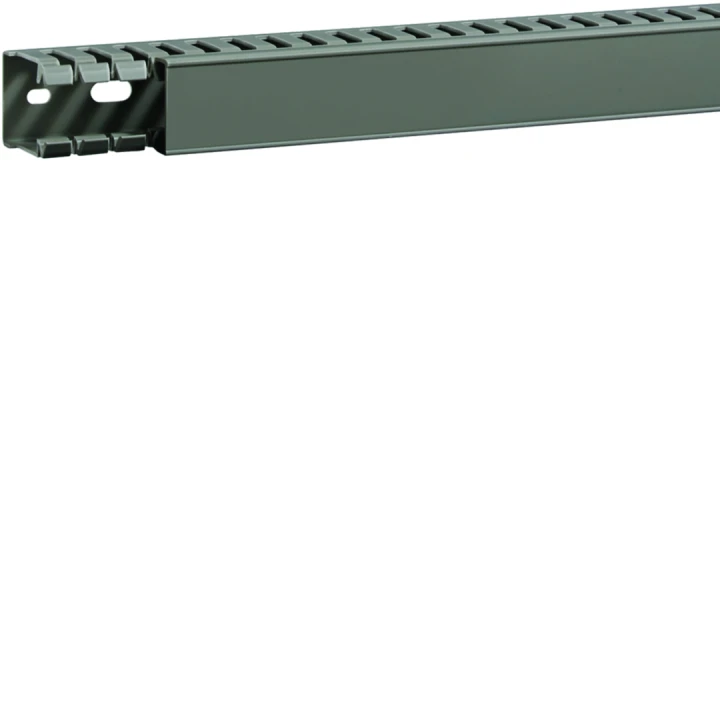 Goulotte de câblage BA7A 40x30mm PVC gris pierre