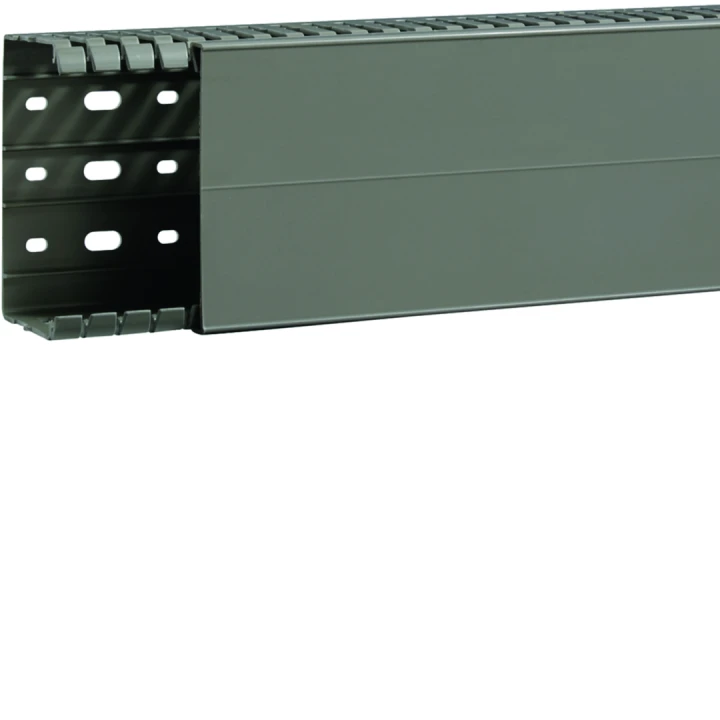Goulotte de câblage BA7A 60x100mm PVC gris pierre