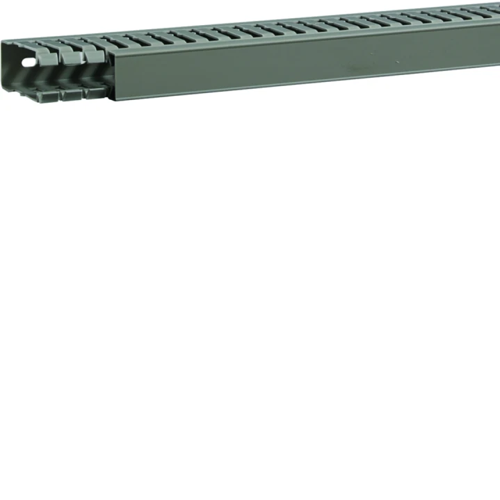 Goulotte de câblage BA7A 60x30mm PVC gris pierre
