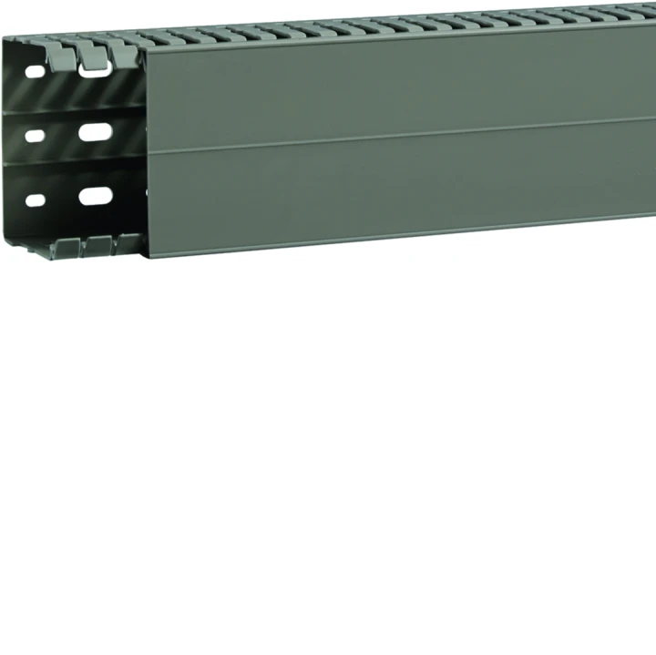 Goulotte de câblage BA7A 60x80mm PVC gris pierre