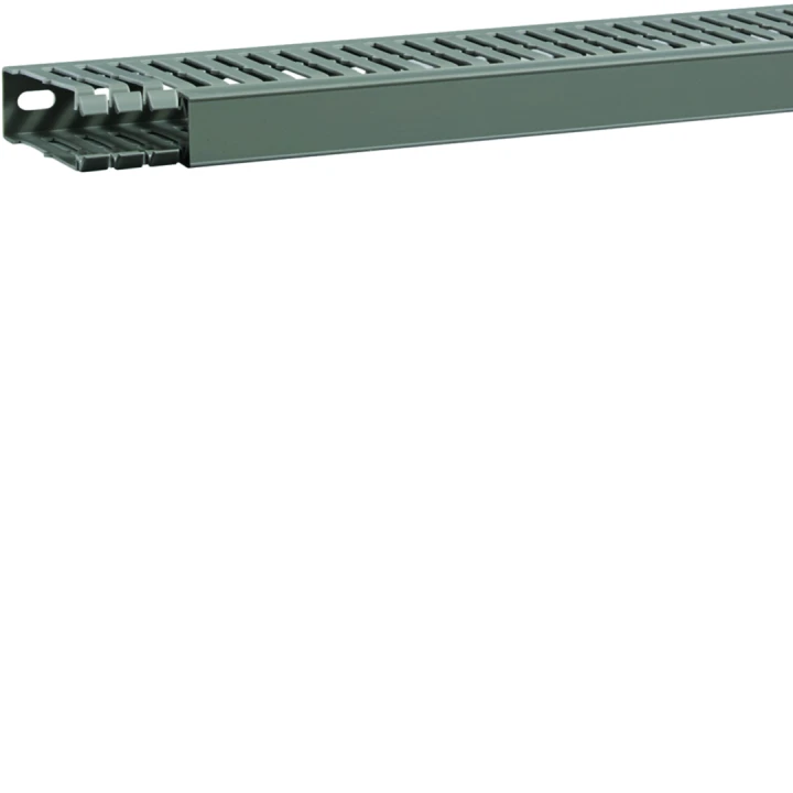 Goulotte de câblage BA7A 80x25mm PVC gris pierre