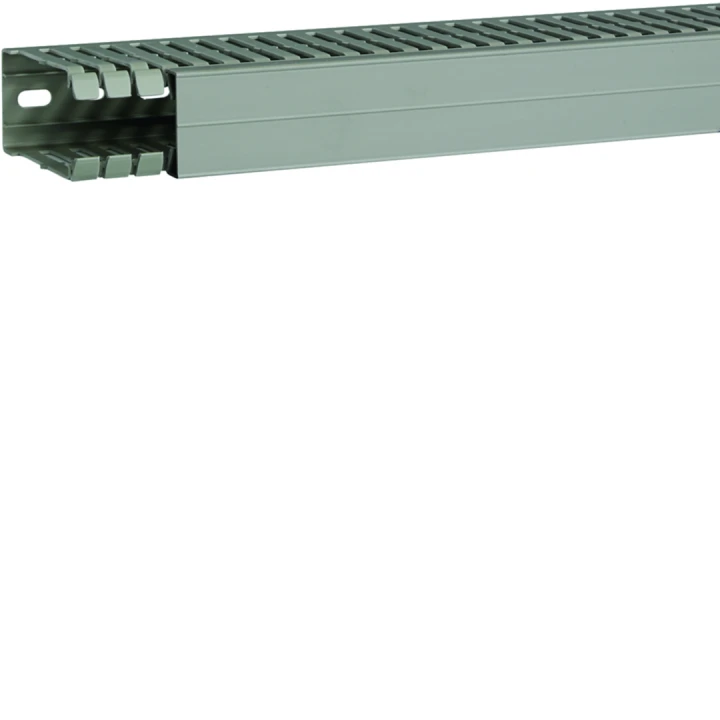 Goulotte de câblage BA7A 80x40mm PVC gris pierre