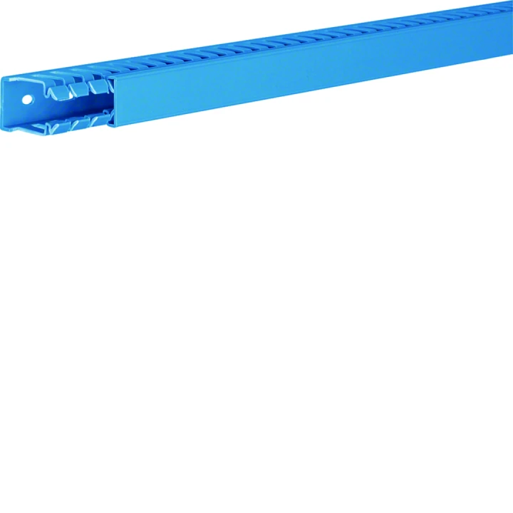 Goulotte de câblage complète BA7 prof 40mm l 25mm bleue
