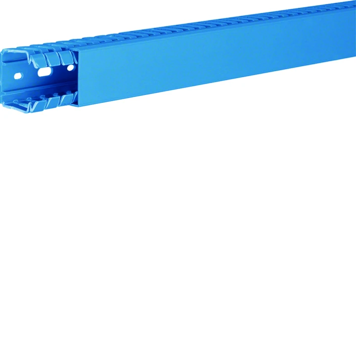 Goulotte de câblage complète BA7 prof 40mm l 40mm bleue