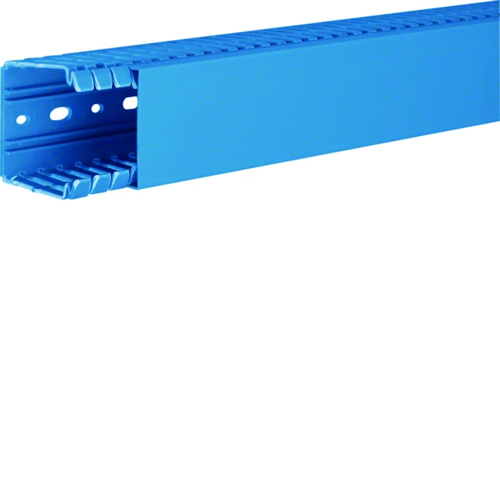 Goulotte de câblage complète BA7 prof 60mm l 60mm bleue