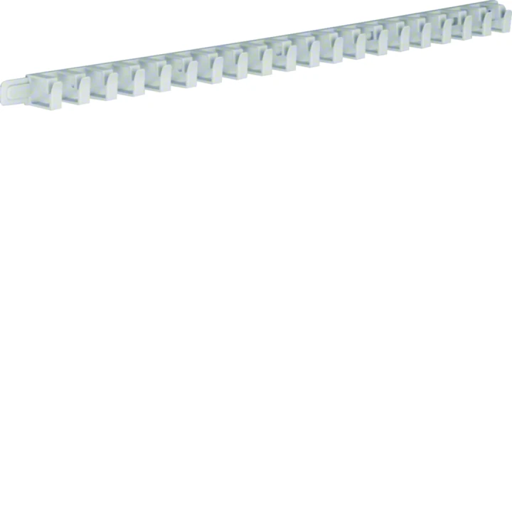 Goulotte de câblage flexible autocollante sans halogène 10mm L=250mm Gris clair
