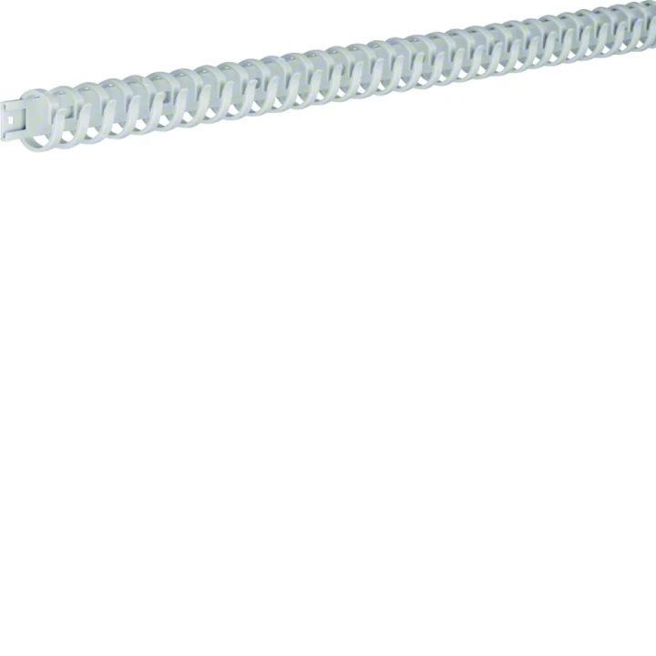 Goulotte de câblage flexible autocollante sans halogene 20mm L=500mm Gris clair