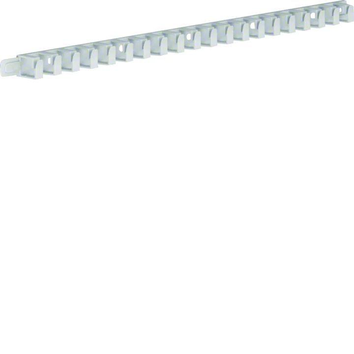 Goulotte de câblage flexible Polyamide sans halogene 10mm L=0,25m gris clair
