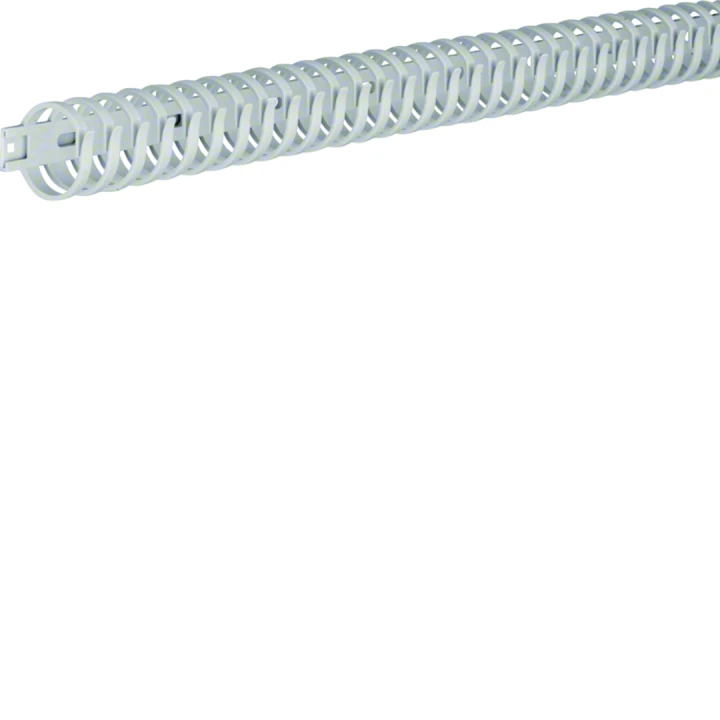 Goulotte de câblage flexible Polyamide sans halogene 30mm L=0,5m Gris clair