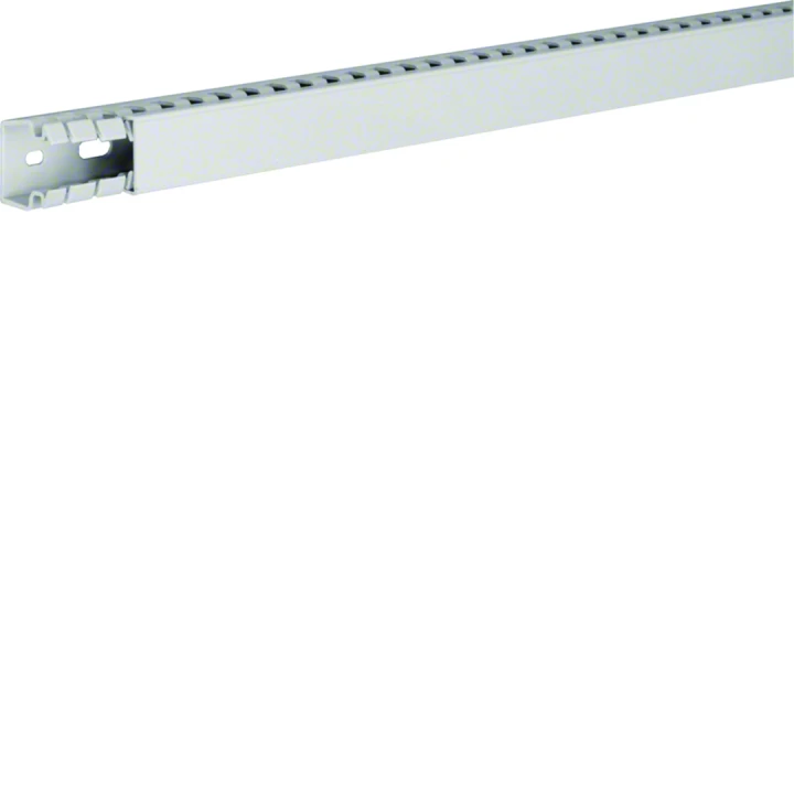 Goulotte de câblage sans halogène beha-set 25x25mm PC-ABS Gris clair