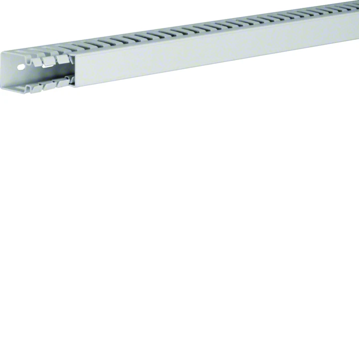 Goulotte de câblage sans halogène beha-set 40x25mm PC-ABS Gris clair