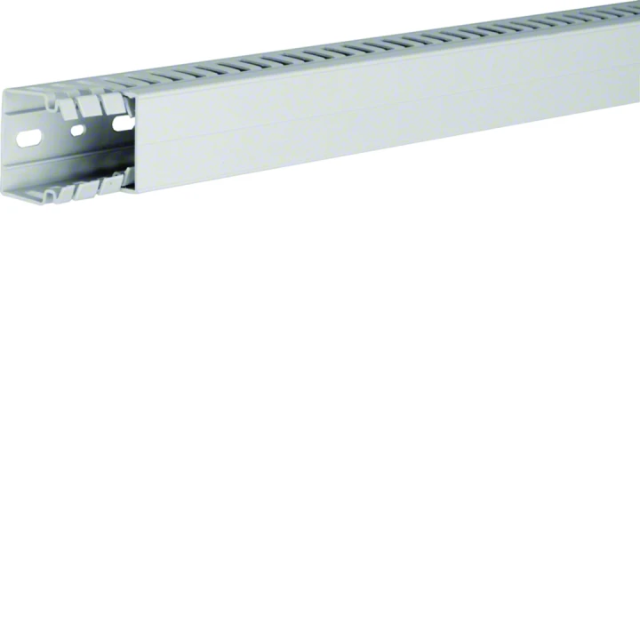 Goulotte de câblage sans halogène beha-set 40x40mm PC-ABS Gris clair