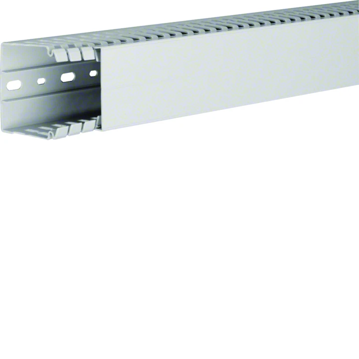 Goulotte de câblage sans halogène beha-set 60x60mm PC-ABS Gris clair