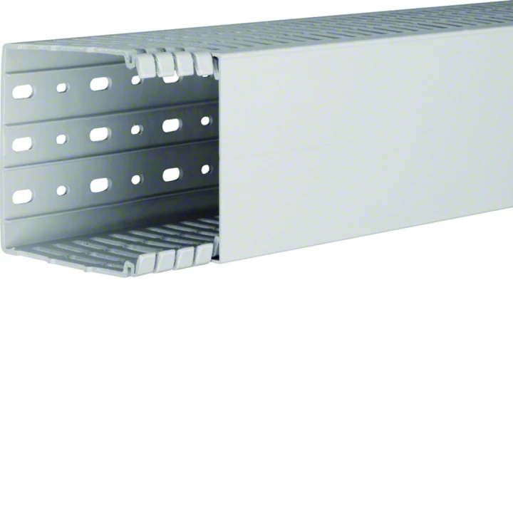 Goulotte de câblage sans halogène en PC-ABS beha-set l 100mm x p 100mm gris clai