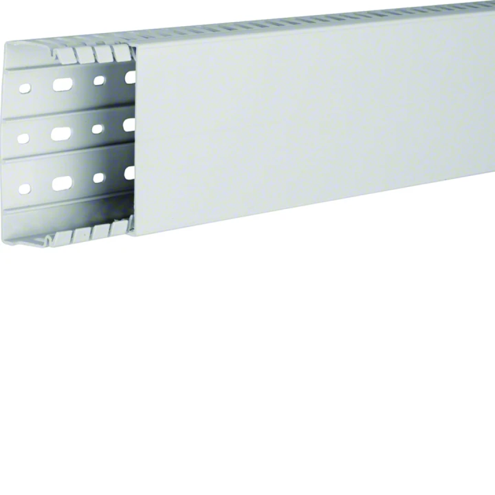 Goulotte de câblage sans halogène en PC-ABS beha-set l 100mm x p 40mm gris clair