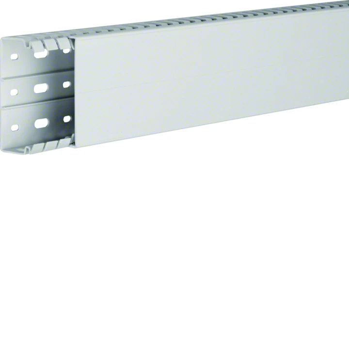 Goulotte de câblage sans halogène en PC-ABS beha-set l 80mm x p 40mm gris clair
