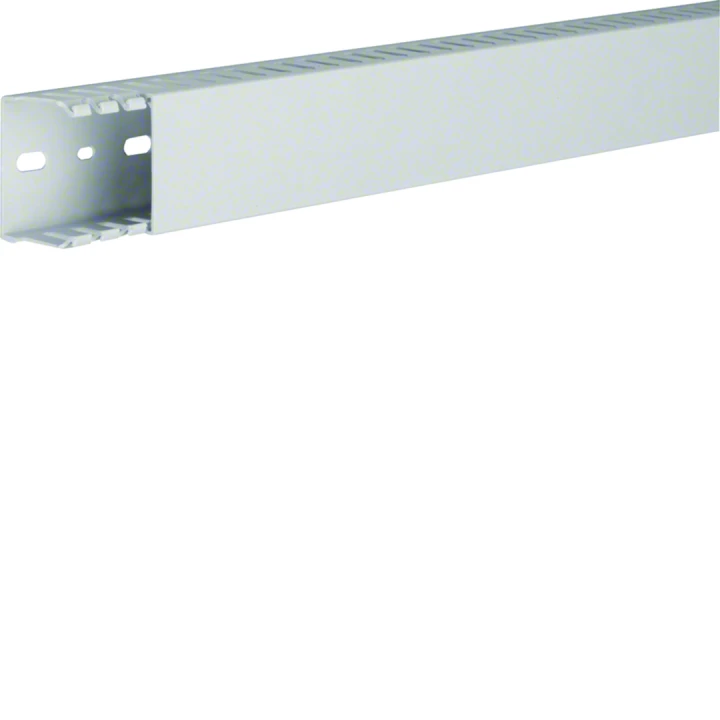 Goulotte de câblage sans halogène en PPO beha-set h36mm x p39mm noryl gris clair