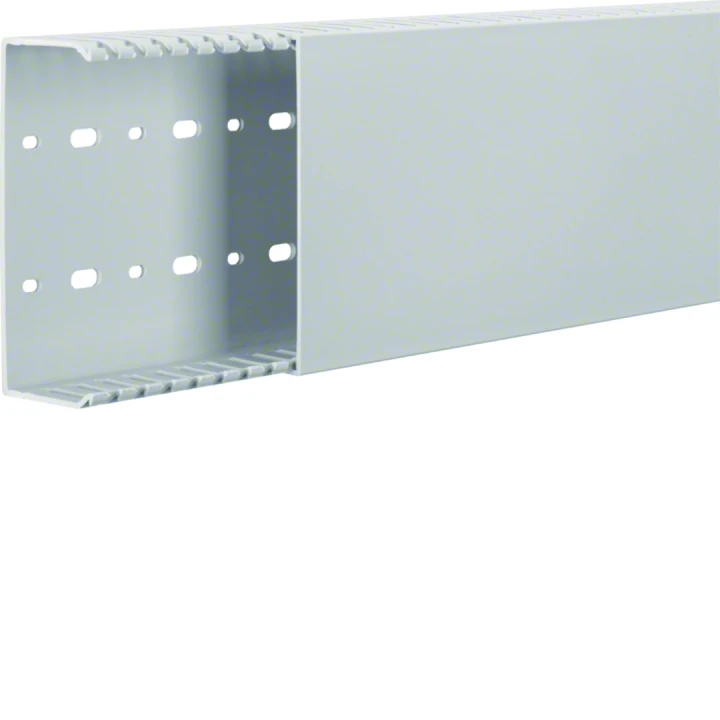 Goulotte de câblage sans halogène en PPO beha-set h49mmxp124mm noryl gris clair