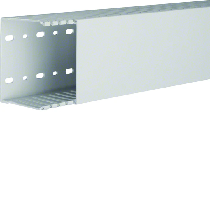 Goulotte de câblage sans halogène en PPO beha-set h73mm x p99mm noryl gris clair