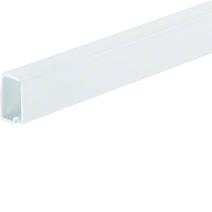 Goulotte de distribution adhésive 10x15mm 1 compartiment PVC Blanc
