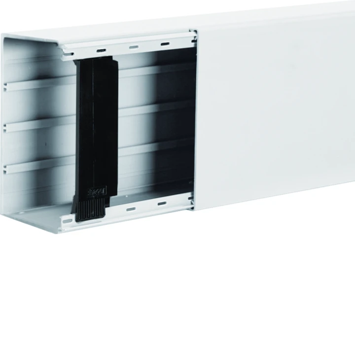 Goulotte de distribution cloisonnable lifea LFF 60x110mm PVC Blanc