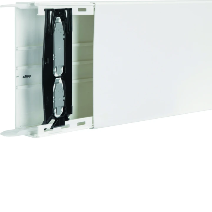 Goulotte de distribution cloisonnable lifea LFF 60x190mm PVC Blanc