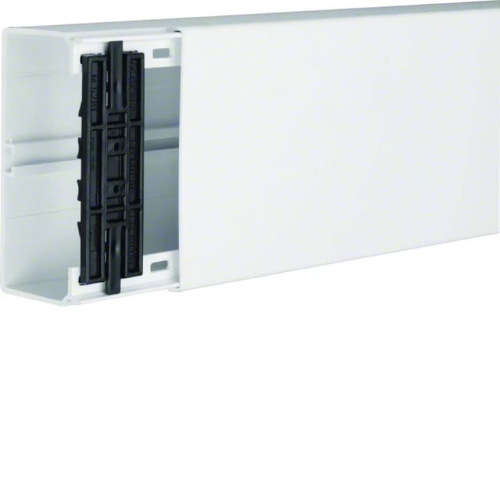 Goulotte de distribution lifea 60x130mm 1 compartiment PVC Blanc