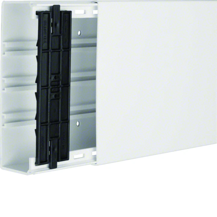 Goulotte de distribution lifea 60x190mm 1 compartiment PVC Blanc